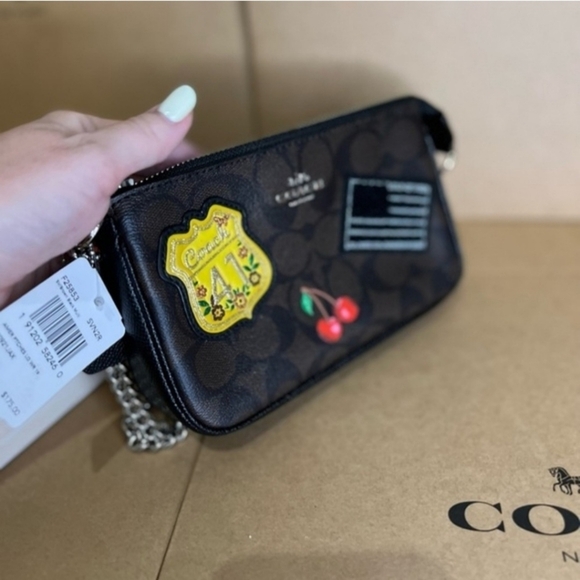 Coach Handbags - COACH wristlet cherry limited